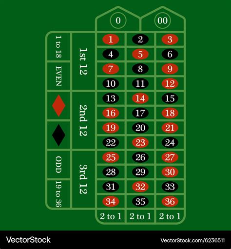 roulette table printable